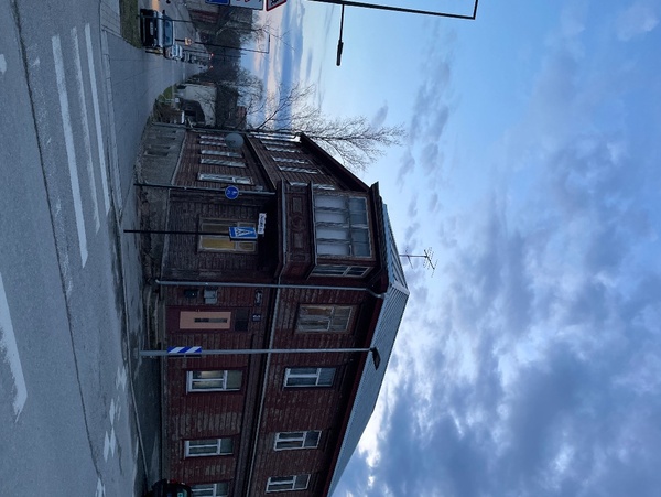 Silicon drawing. City view of Tartu, St. 31. rephoto