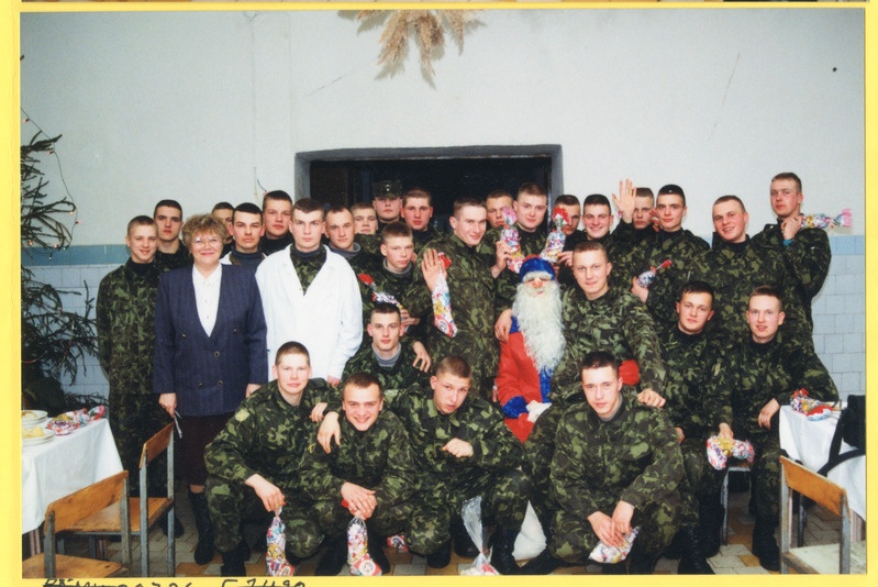 Foto. Jõulud kasarmus 1995