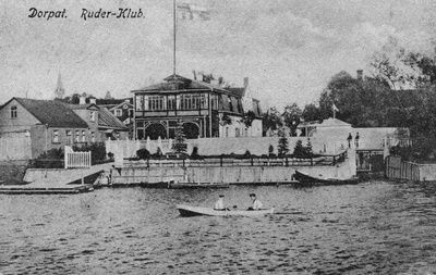 Sõudeklubi (Aerutajate klubi). Tartu, ca 1918.  duplicate photo