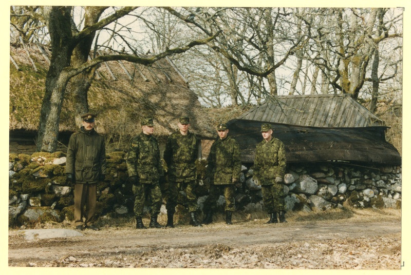 Foto. Ajateenijad Saaremaal