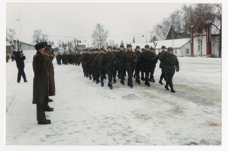 Foto. Väeosa ülemate vahetus