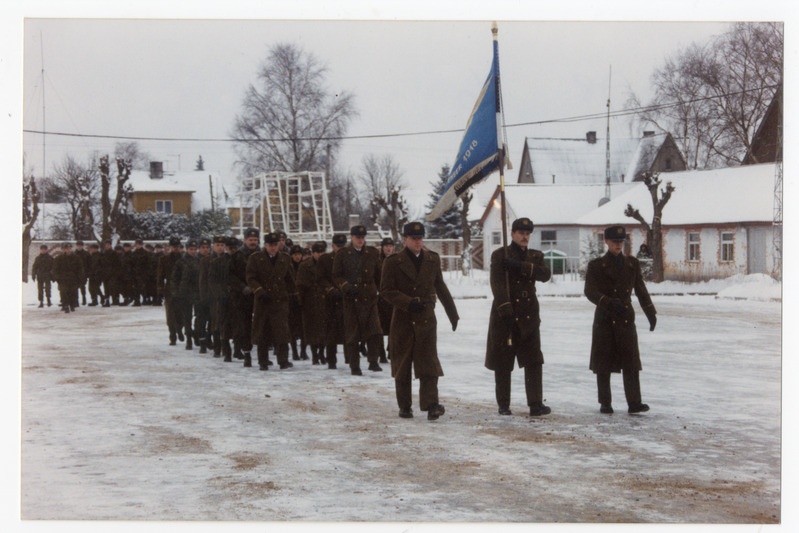 Foto. Väeosa ülemate vahetus