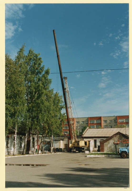 Foto albumis. Korstna mahavõtmine