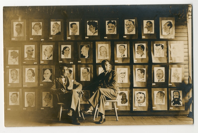 Foto. Karikatuuride näitus