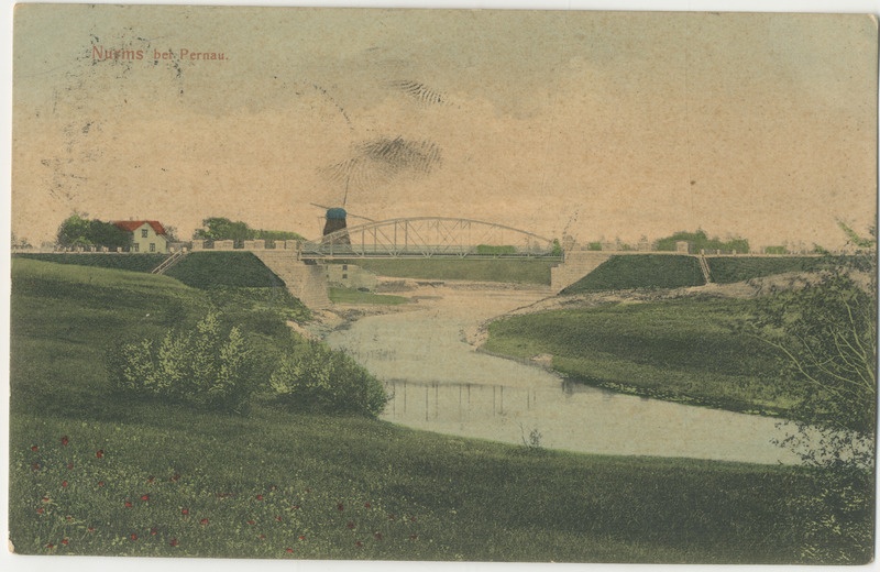 Foto. Fotopostkaart. Nurme sild.