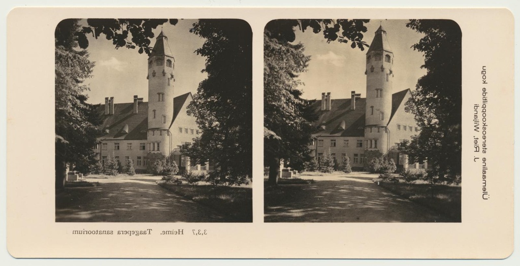 stereofoto, Taagepera sanatoorium u 1930