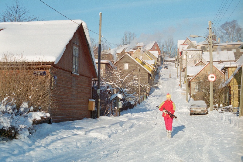 Kõrgemäe tänav talvel.