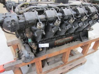 Flymotor (BMW VI), V-12 motor - VI A 1F EL2 1-7-5 Reihe 9 4474 Modell nr. 24898 - Kulturstyrelsen