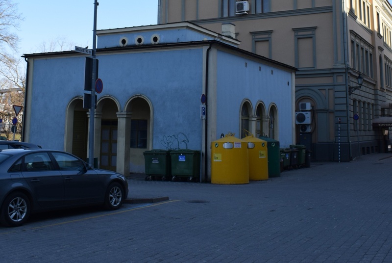 Petrol station in Tartu in 1938. rephoto