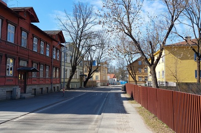 Soo Street - section between Kalju and Graniidi Street. rephoto