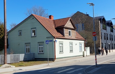 Tallinn, maja Soo tänava 36, kus elas Mihhail Kalinin rephoto