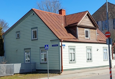 Mikhail Ivanovich Kalinini home in 1902 Harju county Tallinn Soo 36 rephoto