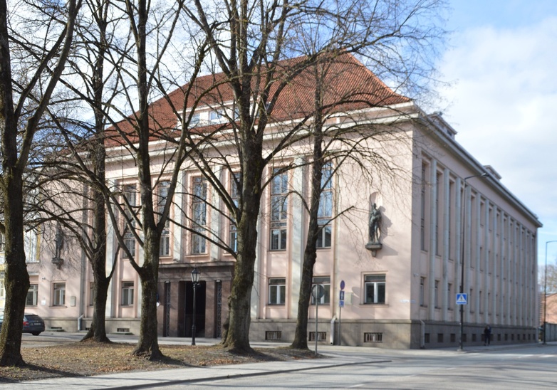 Eesti Panga Tartu osakonna hoone. Arhitektid Arnold Matteus, Karl Burman rephoto