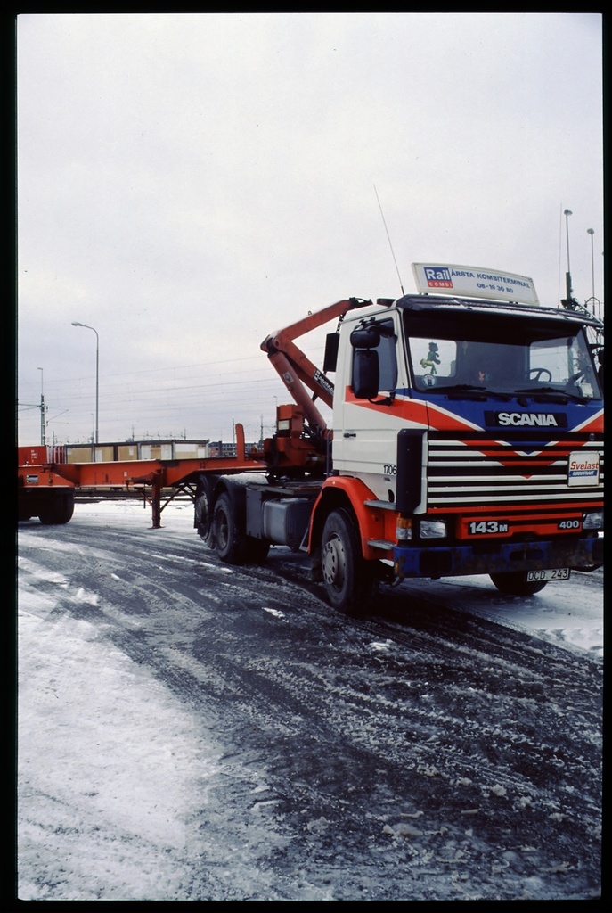 Svelast Lastbil, Scania 143M.