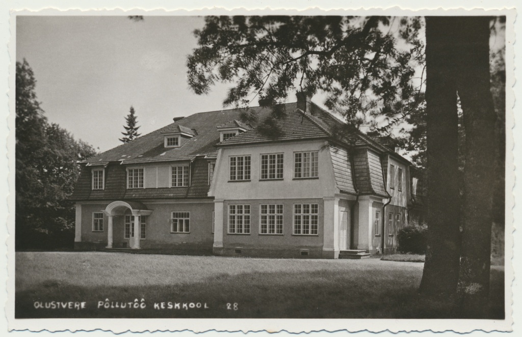 foto, Viljandimaa, Olustvere Põllutöö keskkool, u 1930