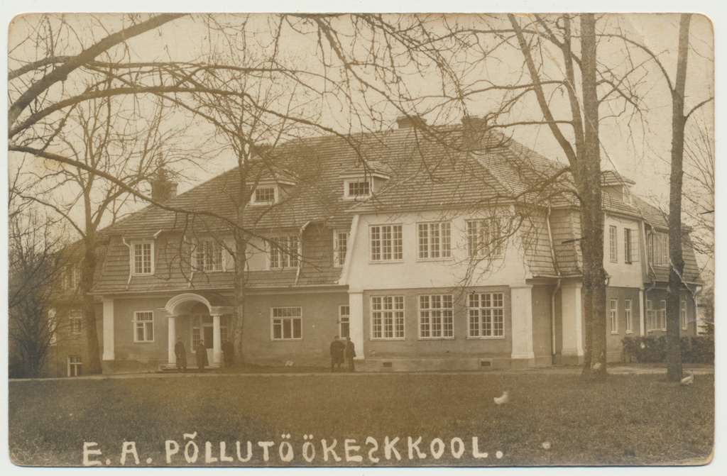 foto, Viljandimaa, Olustvere, Eesti Aleksandri Põllutöö Keskkool, u 1930, foto E. Kalm