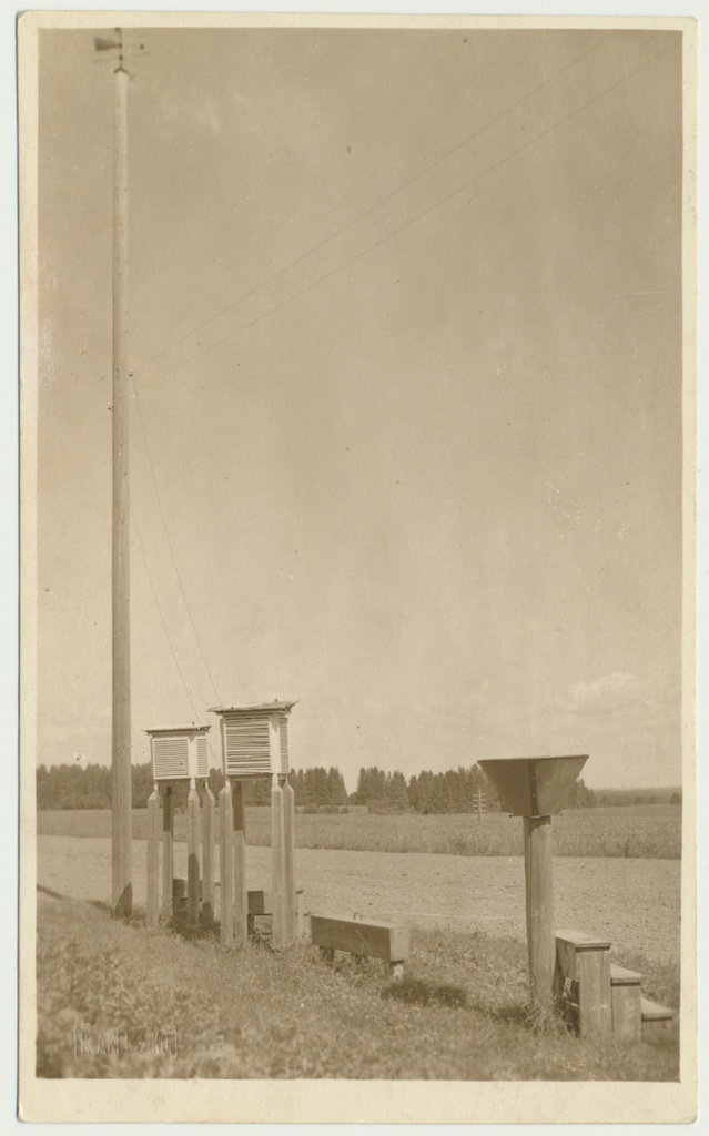 foto, Suure-Jaani khk, Olustvere, ilmajaam, u 1925