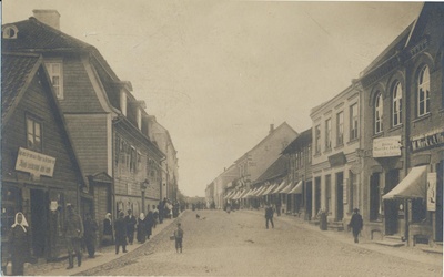 foto, Viljandi, Lossi tn (Tartu ja Kauba tn vahel), u 1910 foto Christin  duplicate photo