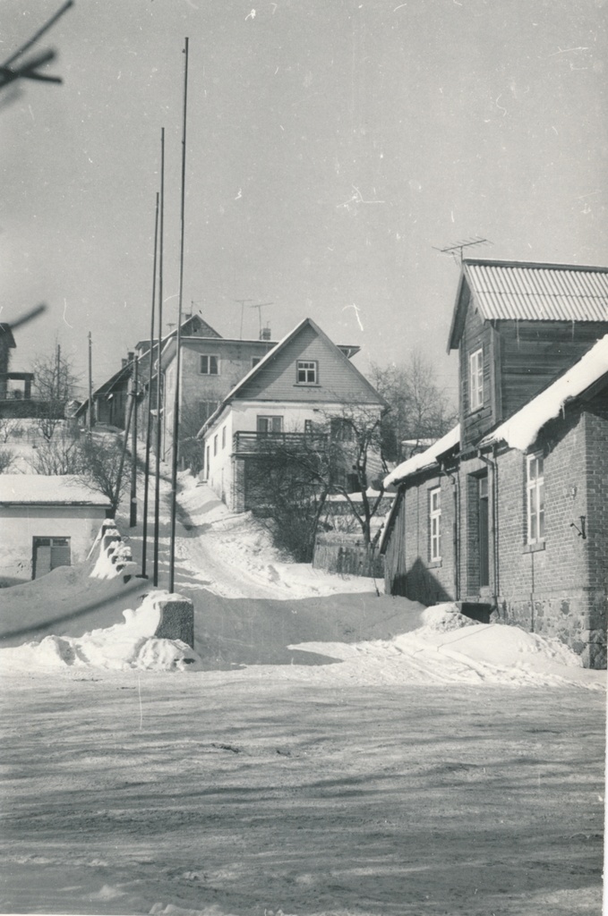 foto, Viljandi, Liiva tn, 1977 talv, foto Peeter Hunt