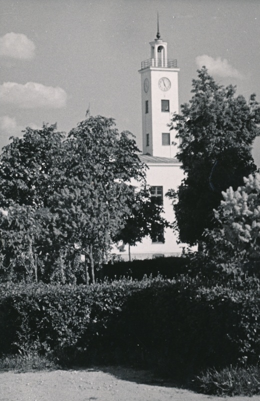 foto, Viljandi, raekoda, veetorn, 1960, foto A. Kiisla