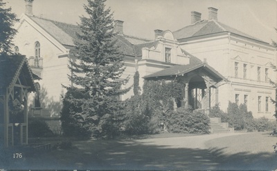 foto, Viljandi mõis, peahoone (Uus loss), u 1910, foto J. Riet  duplicate photo