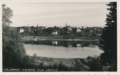 foto, Viljandi linn, Trepimägi, J. Luts'u majaehitus, u 1926  duplicate photo
