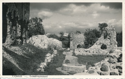 foto Viljandi lossivaremed, Kaevumägi 1935  duplicate photo