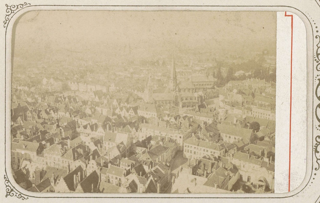 Vue Générale de Gand, Gezicht op Gent vanuit een hoog standpunt