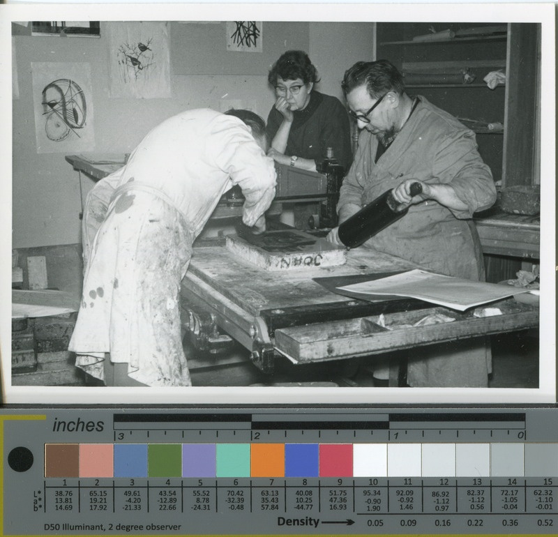 Elis Jälve litograafiakursus 1960-61
