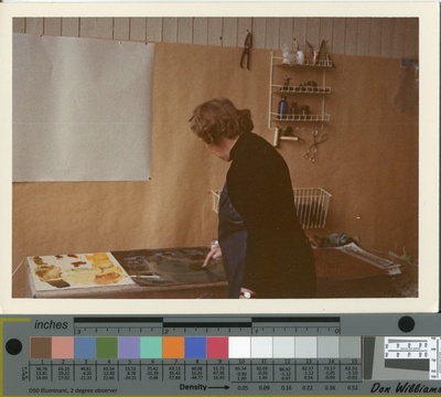 K. Luts oma ateljees 1969  similar photo