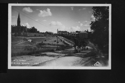 Vaade üle Valuoja Viljandi linnale.  similar photo