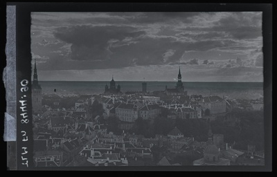 Tallinn, Toompea. Vaade Oleviste tornist.  similar photo