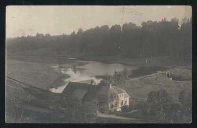 fotopostkaart, Karksi khk, Karksi org, Linnaveski, postitempel 07.02.1931, u 1930  similar photo