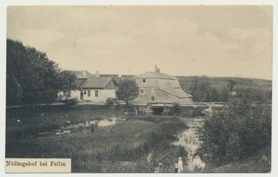 trükipostkaart, Viljandimaa, Karula veski (Nödingshof), u 1910, kirjastaja E. Ring  duplicate photo