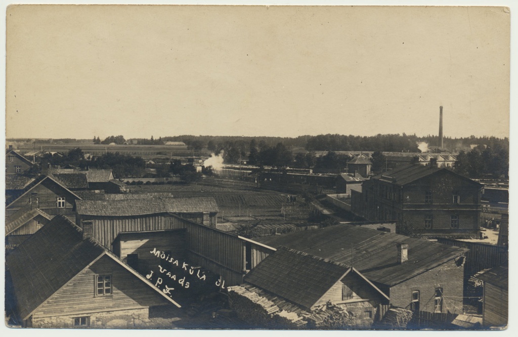 foto, Viljandimaa, Mõisaküla, üldvaade, u 1920