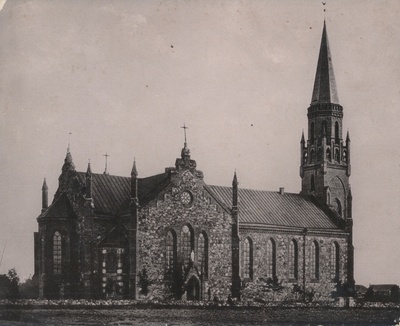foto, Viljandi, Pauluse kirik, u 1880ndad  duplicate photo