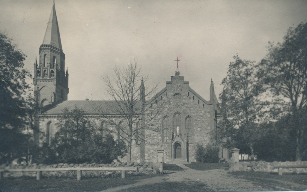 foto, Viljandi, Pauluse kirik u 1920
