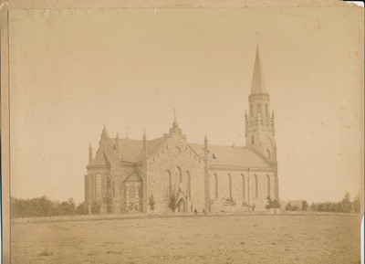 foto Viljandi Pauluse kirik u 1880  duplicate photo