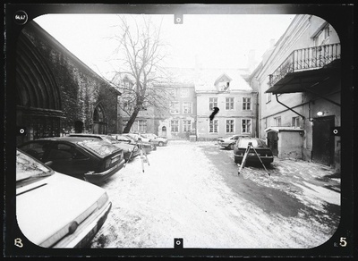 Tallinn, Vene tn 12. Vanalinna kvartal nr 29 (Katariina käik). Elamu Vene t.12 hooviansambliga. Hoovihooned C ja B. Fassaadide stereofotogramm-meetriline mõõdistamine.  similar photo