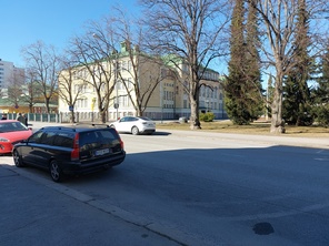 Cygnaeuksen koulu; Porin pommitusten tuhoja rephoto