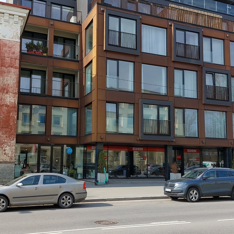 Memorial to m. J. Kalinin on the new building "Volta" Harju County Tallinn Tööstuse 47 rephoto