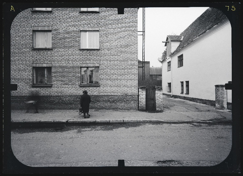 Pärnu, Rüütli (endine Kalevi) tn. Rüütli tänava heakorrastus. Stereofotogramm-meetriline mõõdistamine.