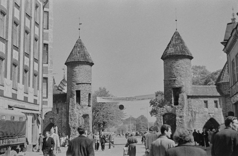 Viru väravad. Vaade Viru väravaile