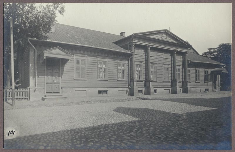 foto albumis, Viljandi, Saksa kasiino, Posti tn, u 1910, foto J. Riet