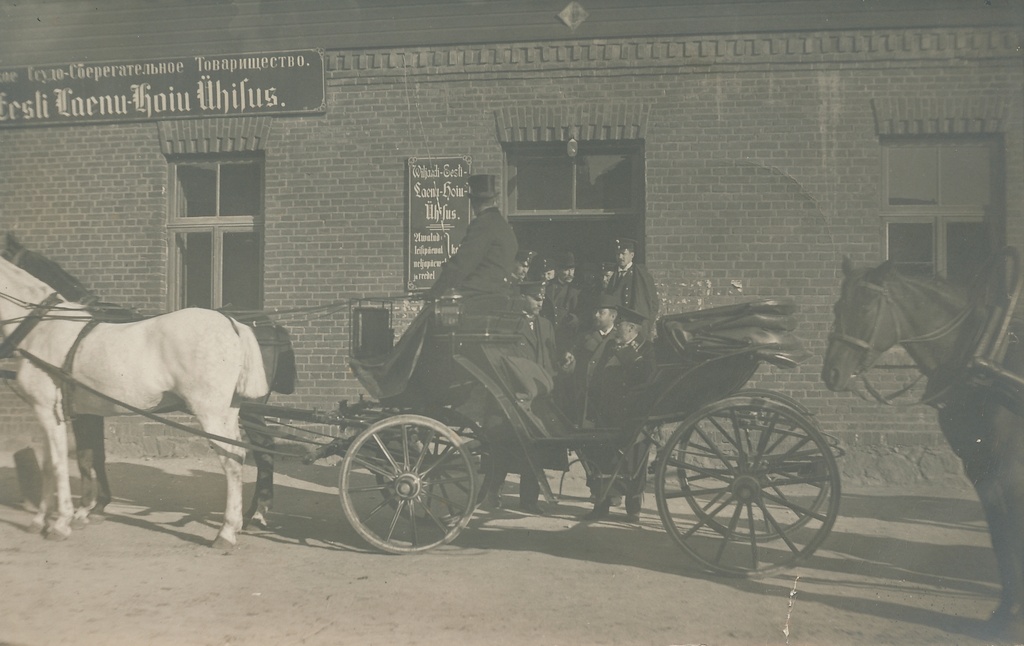 foto, Viljandi Põllumeeste Seltsi maja Jakobsoni tn 42, u 1910