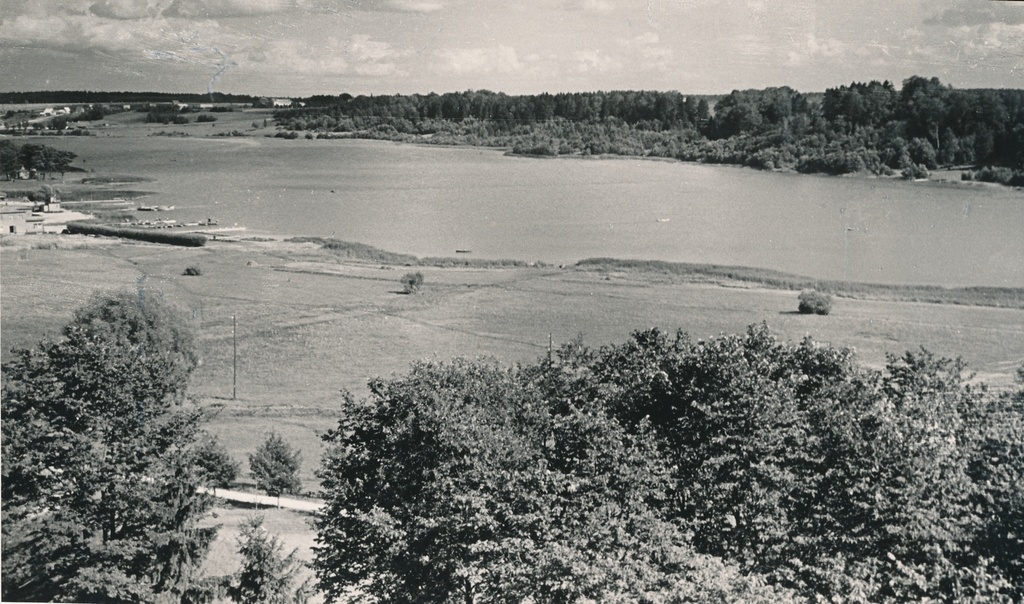 foto, Viljandi, järv, rand, taga Viiratsi, u 1960, foto A. Kiisla