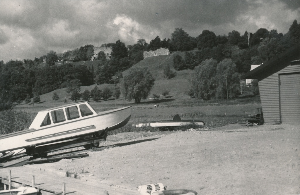 foto, Viljandi, paadikuur, mootorpaat, lossimäed, 1964, foto A. Kiisla