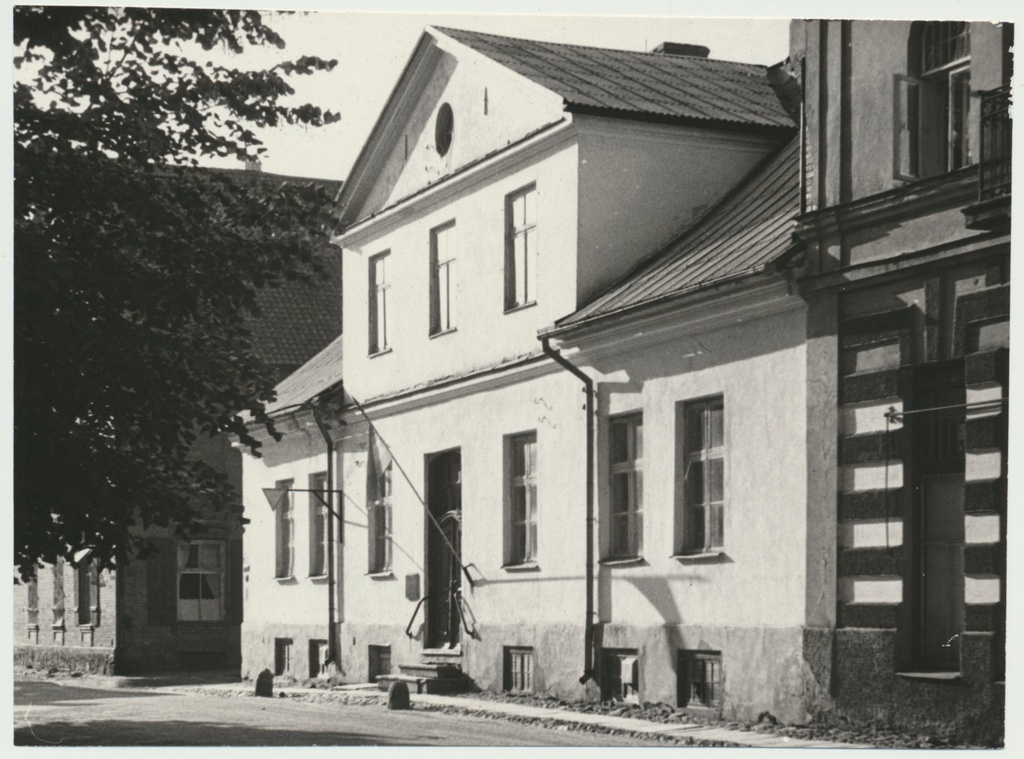 foto, Viljandi muuseum, hoone, 1964, foto A. Kiisla