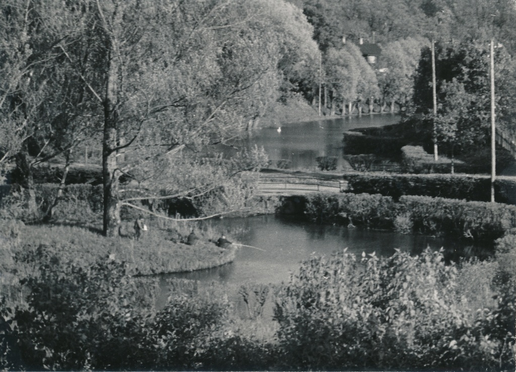 foto, Viljandi, Valuoja tiigid, 1961, foto A. Kiisla