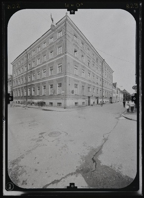 Tartu, elamukvartal 12K. Fassaadide stereofotogramm-meetriline mõõdistamine.  duplicate photo